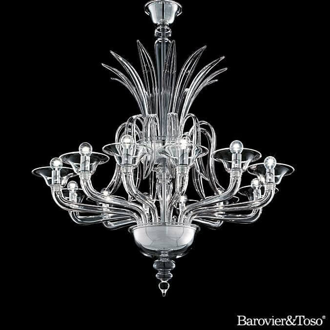 Odile Chandelier by Barovier&amp;Toso Murano Chandeliers Barovier & Toso