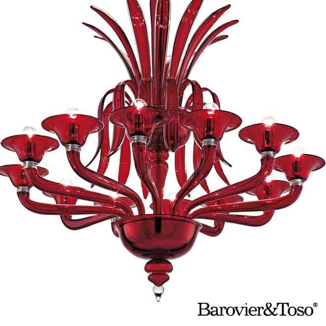 Odile Chandelier by Barovier&amp;Toso Murano Chandeliers Barovier & Toso