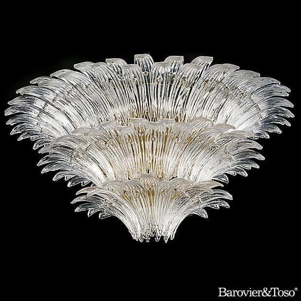 Palmette Ceiling Lamp by Barovier&amp;Toso Murano Ceiling Lamps Barovier & Toso