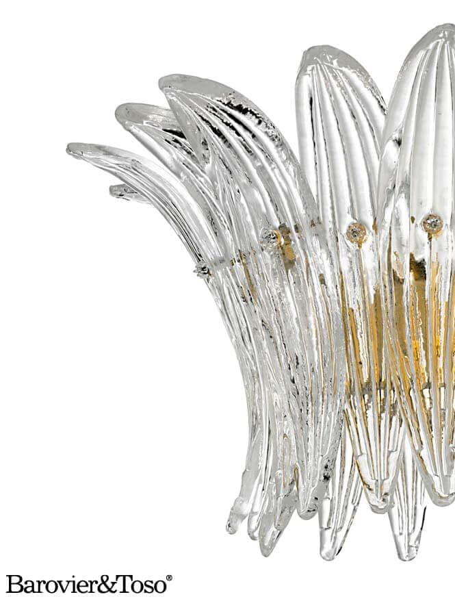 Palmette Wall Lamp by Barovier&amp;Toso Murano Wall Lamps Barovier & Toso