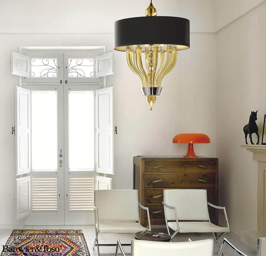 Pandora Suspension Lamp by Barovier&amp;Toso Murano Suspension Lamps Barovier & Toso