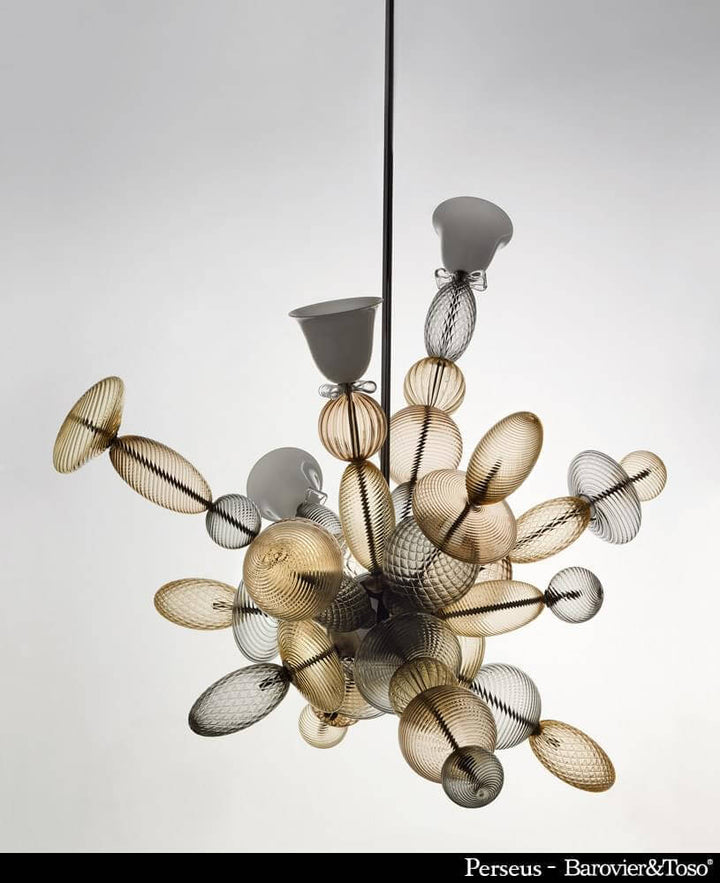 Perseus Suspension Lamp by Barovier&amp;Toso Perseus_suspension_lamp Murano Suspension Lamps Barovier & Toso