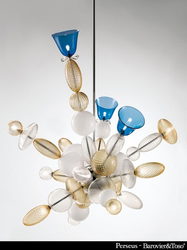 Perseus Suspension Lamp by Barovier&amp;Toso Perseus_suspension_lamp Murano Suspension Lamps Barovier & Toso