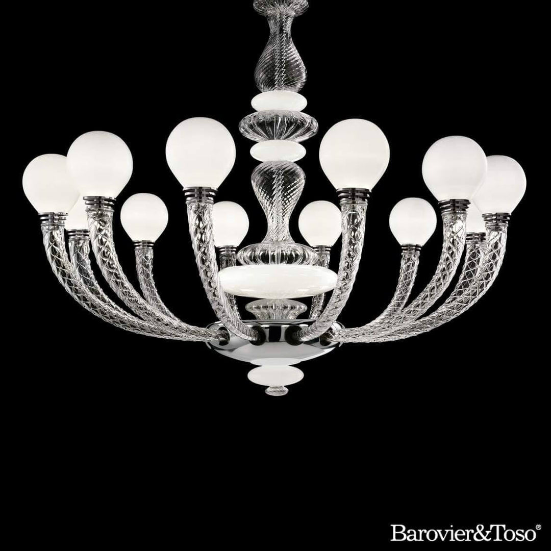 Pigalle Chandelier by Barovier&amp;Toso Chandeliers & Suspension Lamps Barovier & Toso