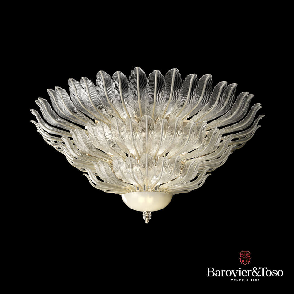 Piume Ceiling Lamp by Barovier&amp;Toso Ceiling Lamps Barovier & Toso