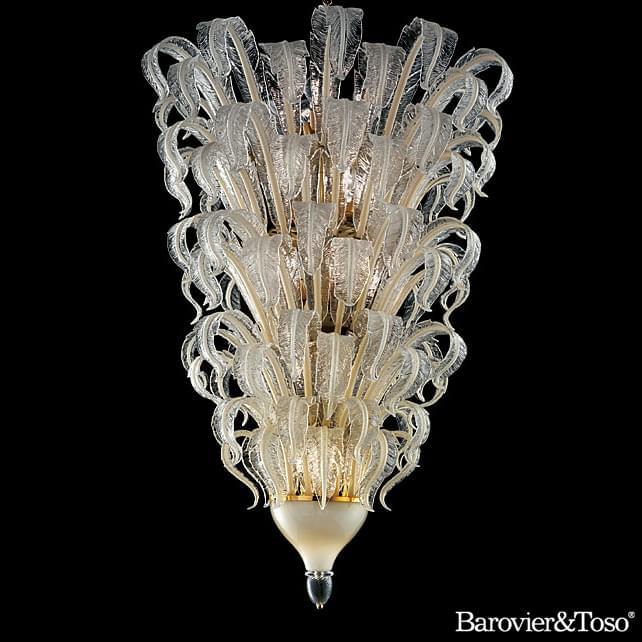 Piume Suspension Lamp by Barovier&amp;Toso Murano Suspension Lamps Barovier & Toso