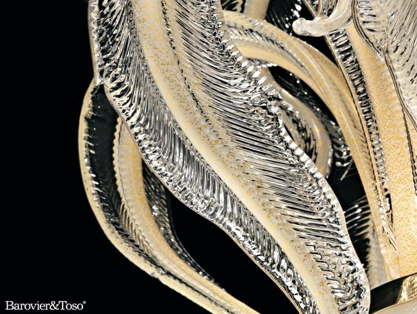 Piume Wall Lamp by Barovier&amp;Toso Murano Wall Lamps Barovier & Toso