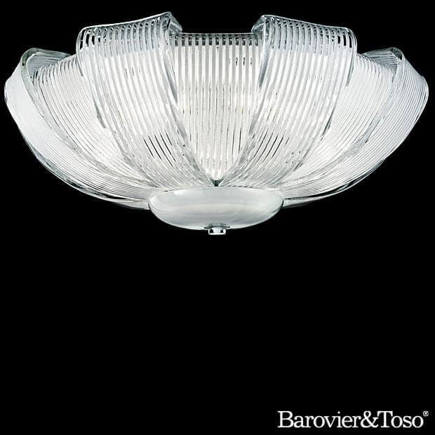 Plissé Ceiling Lamp by Barovier&amp;Toso Murano Ceiling Lamps Barovier & Toso