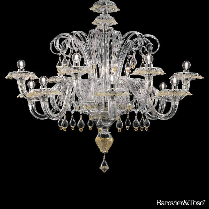 Rabat Chandelier by Barovier&amp;Toso Murano Chandeliers Barovier & Toso