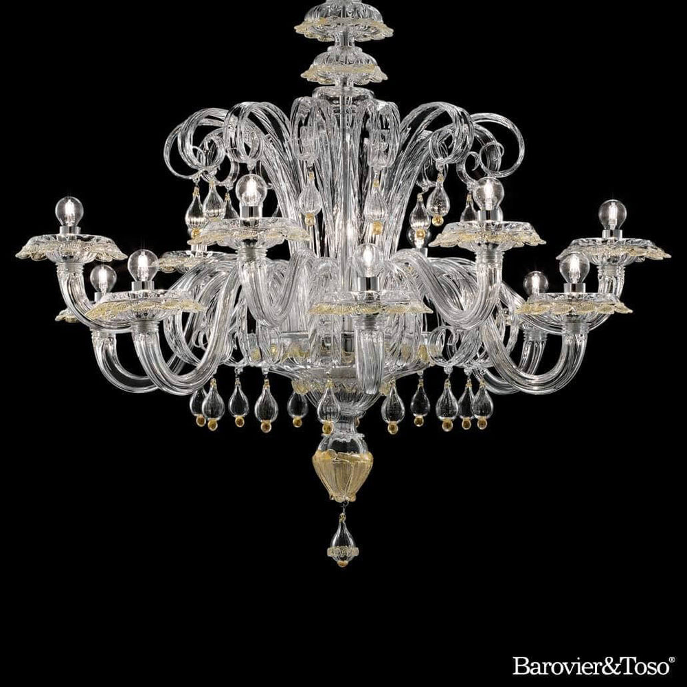 Rabat Chandelier by Barovier&amp;Toso Murano Chandeliers Barovier & Toso