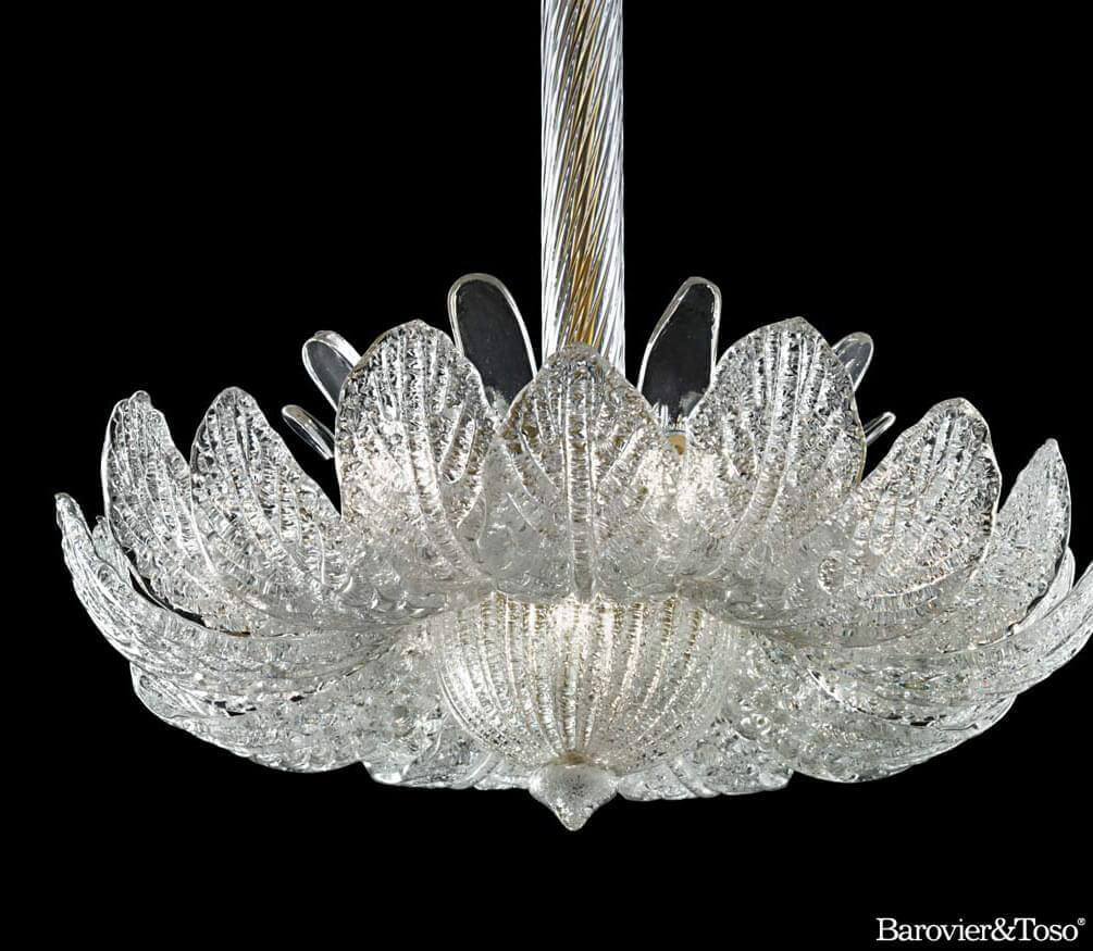 Rex Suspension Lamp by Barovier&amp;Toso Murano Suspension Lamps Barovier & Toso