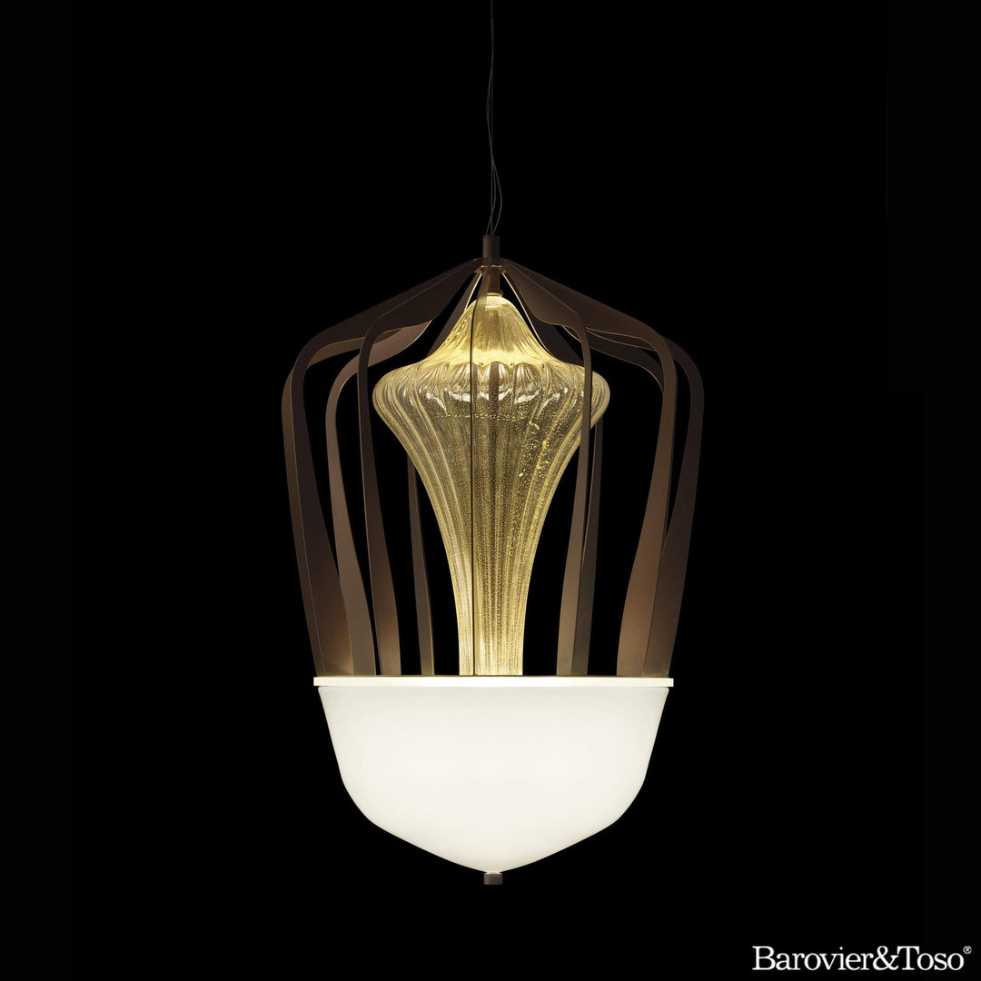 Robin Suspension Lamp by Barovier&amp;Toso Murano Suspension Lamps Barovier & Toso