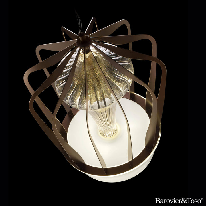 Robin Suspension Lamp by Barovier&amp;Toso Murano Suspension Lamps Barovier & Toso