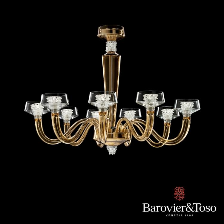Rosati Chandelier by Barovier&amp;Toso Murano Chandeliers Barovier & Toso