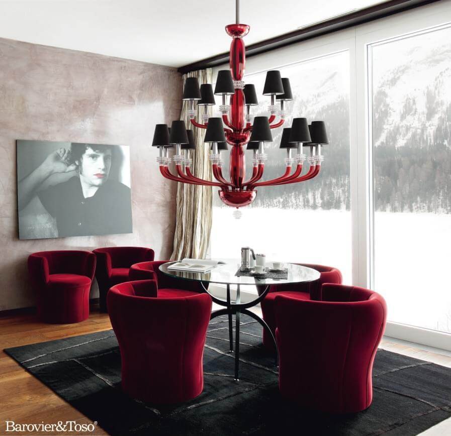 Rotterdam Chandelier by Barovier&amp;Toso Murano Chandeliers Barovier & Toso