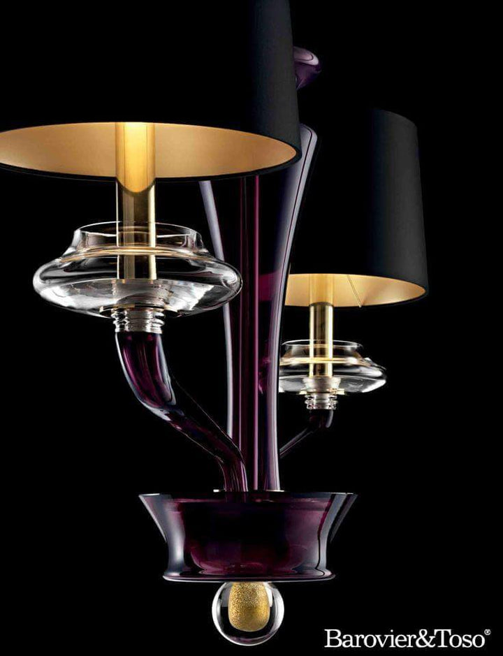 Saint Germain Suspension Lamp by Barovier&amp;Toso Murano Suspension Lamps Barovier & Toso