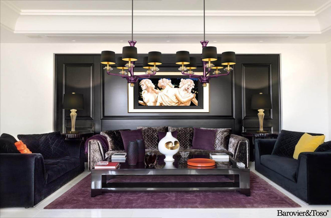 Saint Germain Suspension Lamp by Barovier&amp;Toso Murano Suspension Lamps Barovier & Toso
