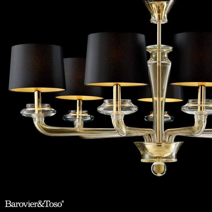Saint Germain Suspension Lamp by Barovier&amp;Toso Murano Suspension Lamps Barovier & Toso