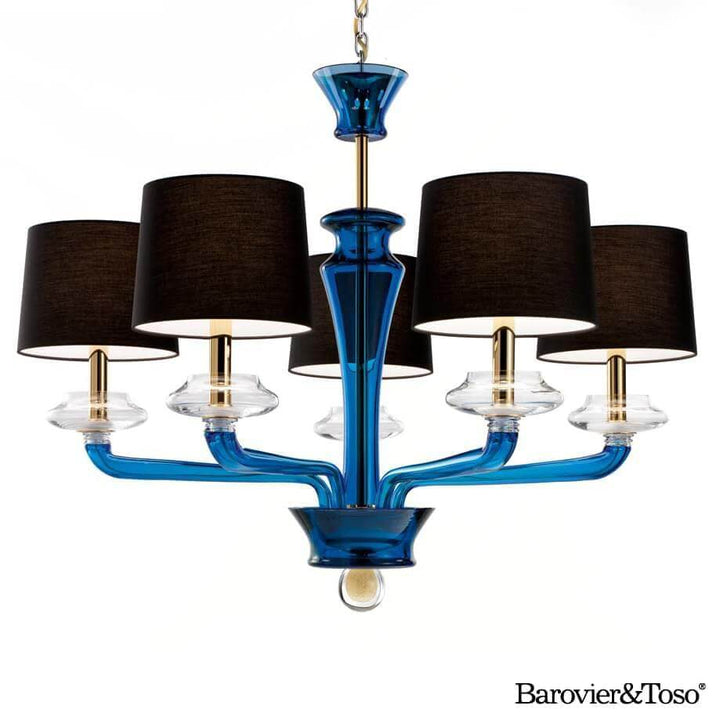 Saint Germain Suspension Lamp by Barovier&amp;Toso Murano Suspension Lamps Barovier & Toso