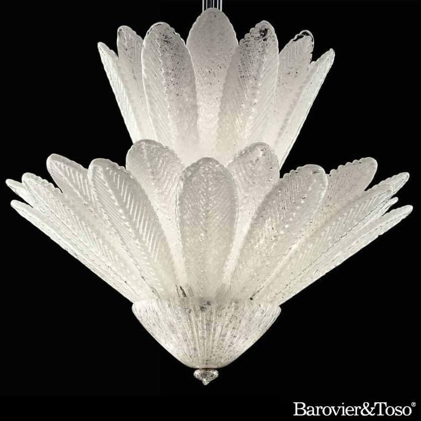 Spade Suspension Lamp by Barovier&amp;Toso Murano Suspension Lamps Barovier & Toso