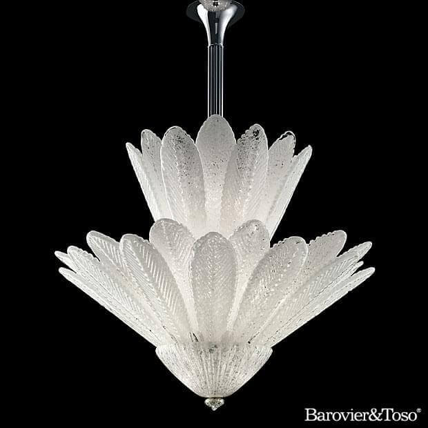 Spade Suspension Lamp by Barovier&amp;Toso Murano Suspension Lamps Barovier & Toso