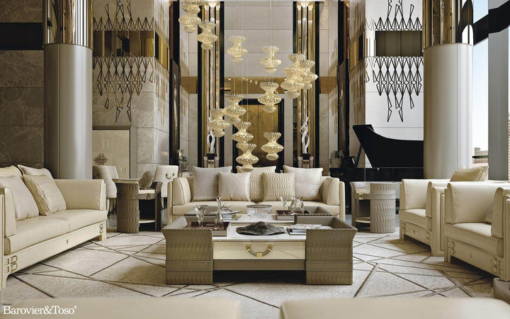 Spinn Suspension Lamp by Barovier&amp;Toso Murano Suspension Lamps Barovier & Toso
