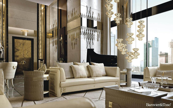 Spinn Suspension Lamp by Barovier&amp;Toso Murano Suspension Lamps Barovier & Toso