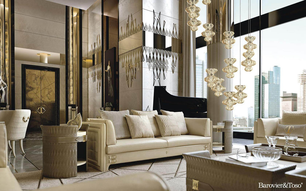 Spinn Suspension Lamp by Barovier&amp;Toso Murano Suspension Lamps Barovier & Toso