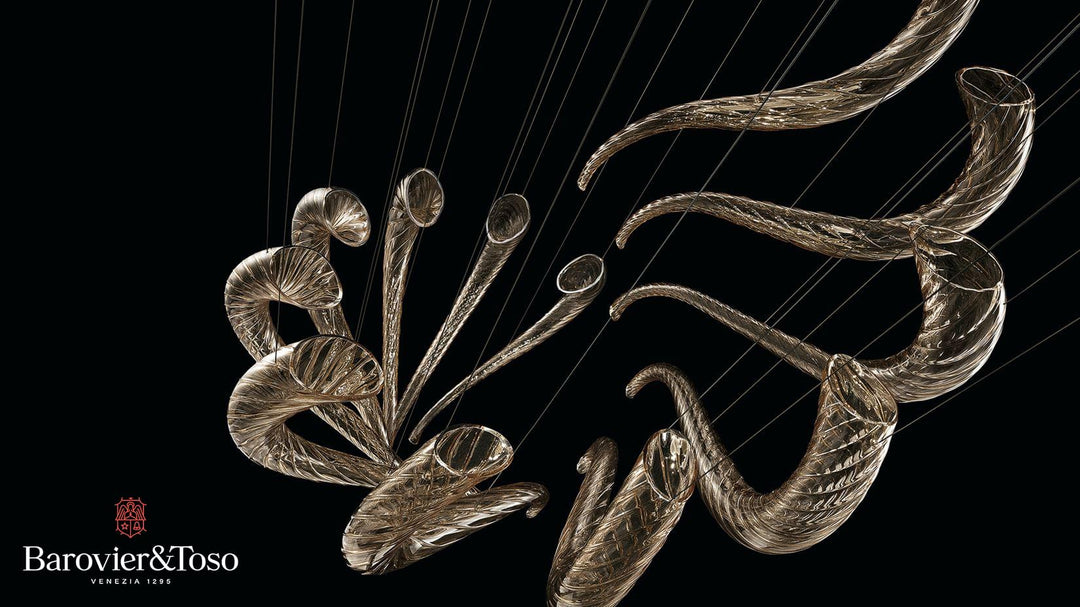 Swing Ceiling Lamp by Barovier&amp;Toso v1 Murano Ceiling Lamps Barovier & Toso