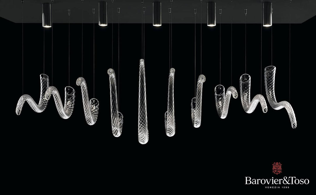 Swing Ceiling Lamp by Barovier&amp;Toso v2 Murano Ceiling Lamps Barovier & Toso
