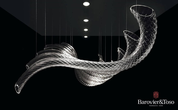 Swing Ceiling Lamp by Barovier&amp;Toso v2 Murano Ceiling Lamps Barovier & Toso