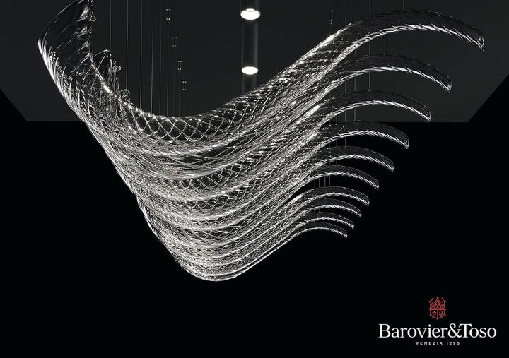 Swing Ceiling Lamp by Barovier&amp;Toso v2 Murano Ceiling Lamps Barovier & Toso