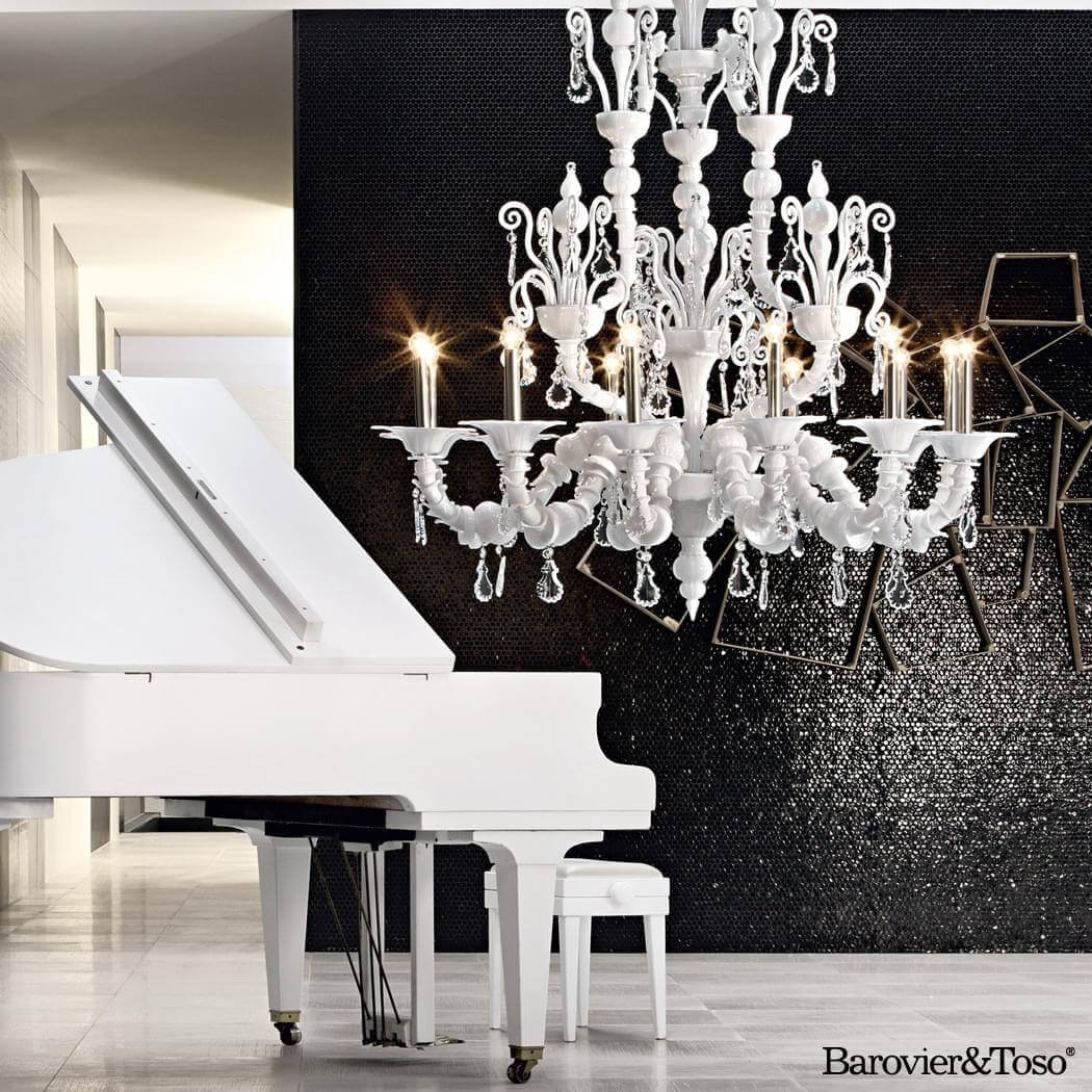 Taif Chandelier by Barovier&amp;Toso Chandeliers & Suspension Lamps Barovier & Toso