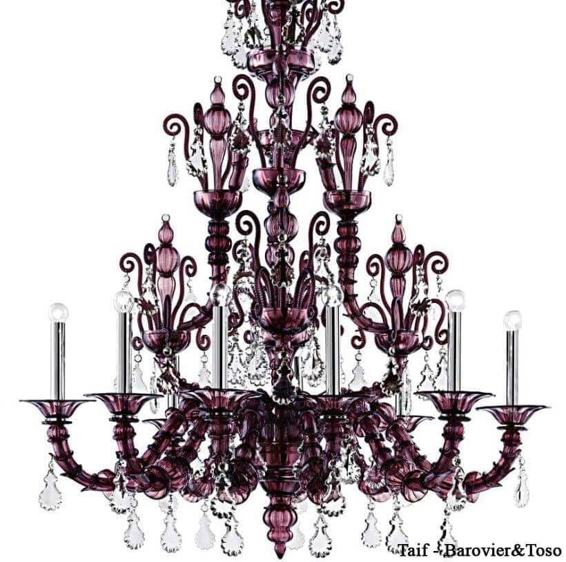 Taif Chandelier by Barovier&amp;Toso Chandeliers & Suspension Lamps Barovier & Toso