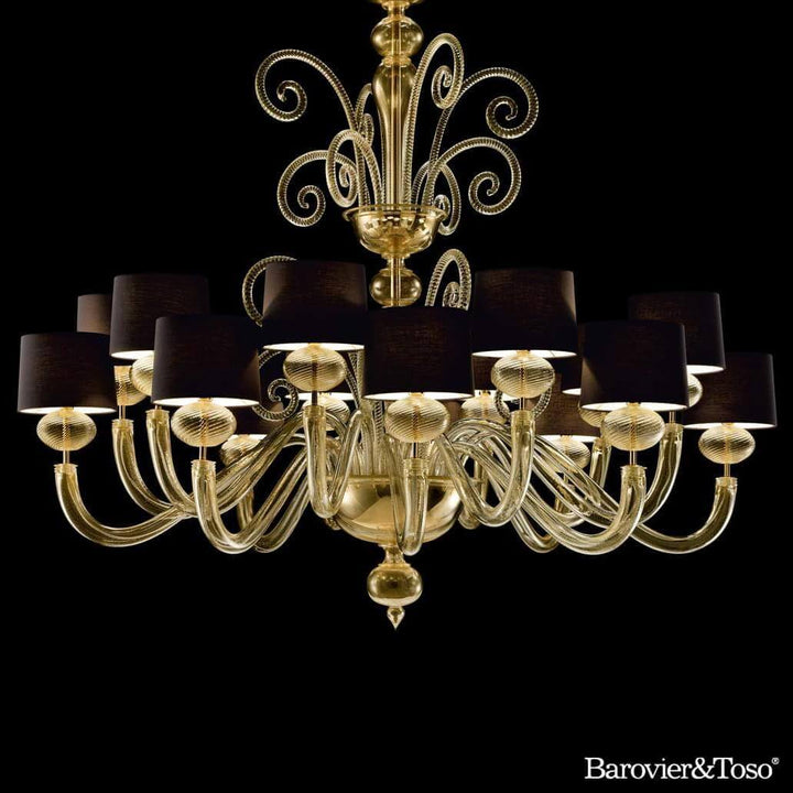Tangeri Chandelier by Barovier&amp;Toso Murano Chandeliers Barovier & Toso