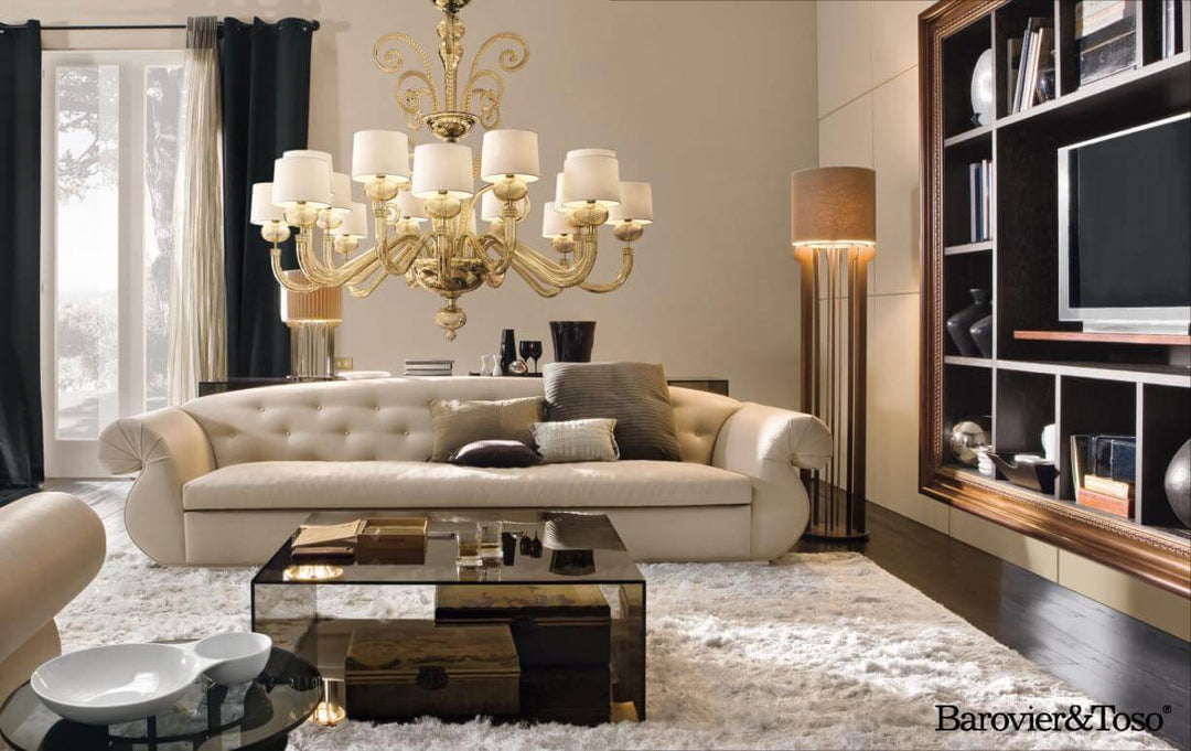Tangeri Chandelier by Barovier&amp;Toso Murano Chandeliers Barovier & Toso