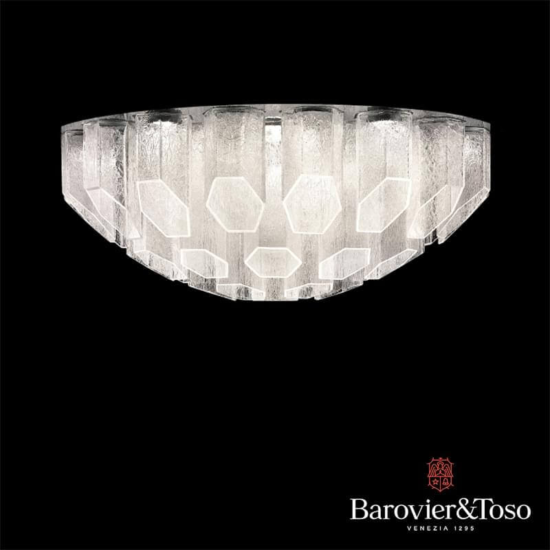 Trim Ceiling Lamp by Barovier&amp;Toso v1 Murano Ceiling Lamps Barovier & Toso