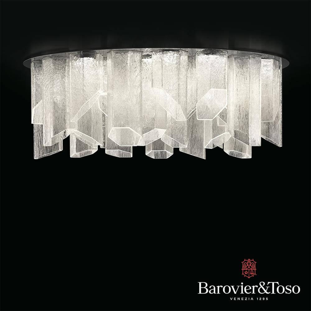 Trim Ceiling Lamp by Barovier&amp;Toso v2 Murano Ceiling Lamps Barovier & Toso