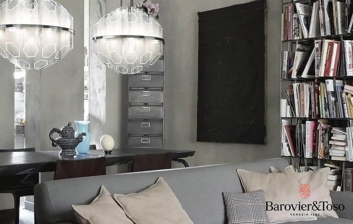 Trim Suspension Lamp by Barovier&amp;Toso Murano Suspension Lamps Barovier & Toso