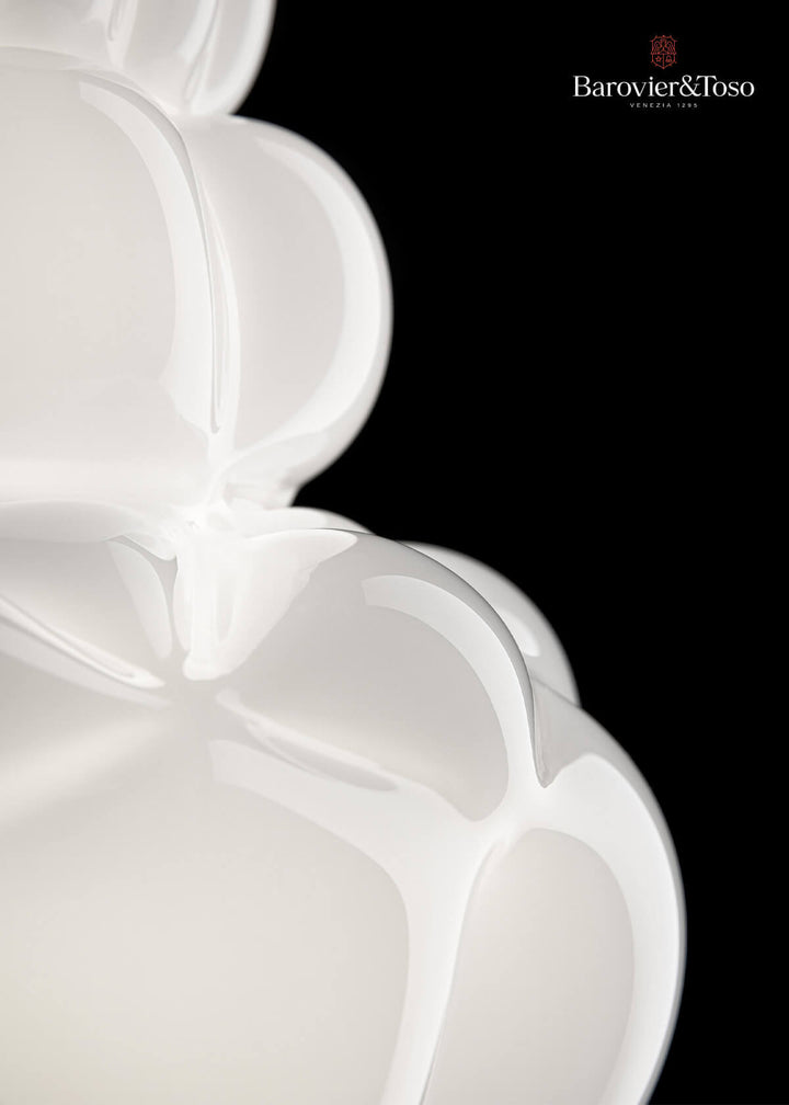Vallonné Opale Suspension Lamp by Barovier&amp;Toso Murano Suspension Lamps Barovier & Toso