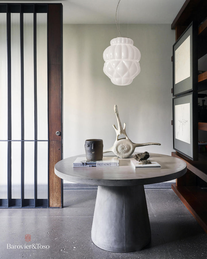 Vallonné Opale Suspension Lamp by Barovier&amp;Toso Murano Suspension Lamps Barovier & Toso