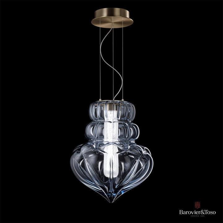 Vallonné Suspension Lamp by Barovier&amp;Toso Murano Suspension Lamps Barovier & Toso