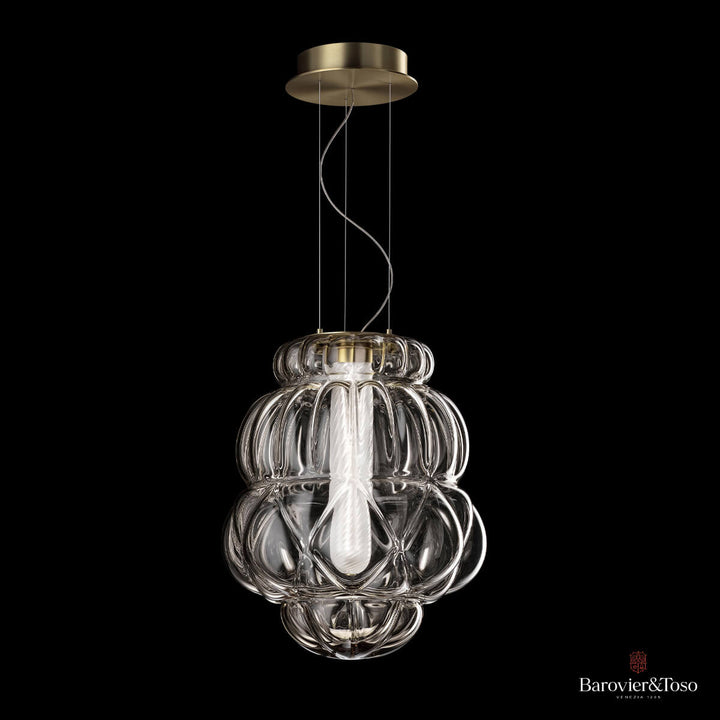Vallonné Suspension Lamp by Barovier&amp;Toso Murano Suspension Lamps Barovier & Toso