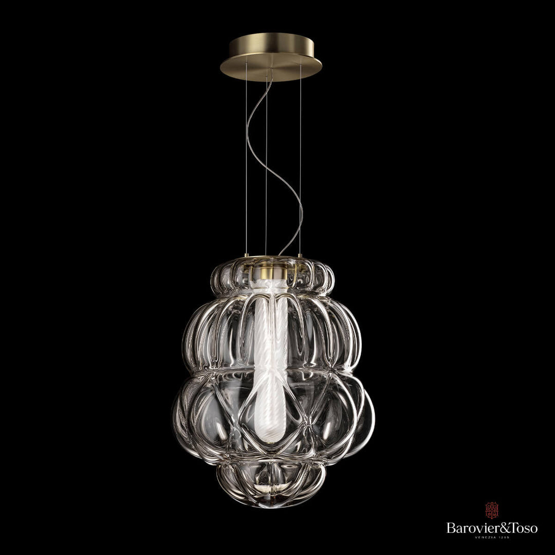 Vallonné Suspension Lamp by Barovier&amp;Toso Murano Suspension Lamps Barovier & Toso