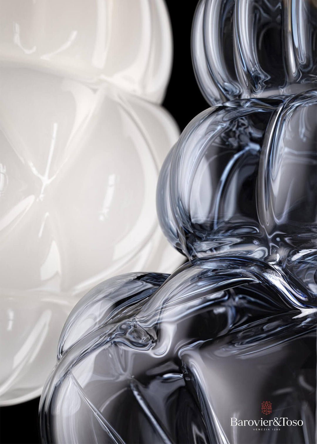 Vallonné Suspension Lamp by Barovier&amp;Toso Murano Suspension Lamps Barovier & Toso