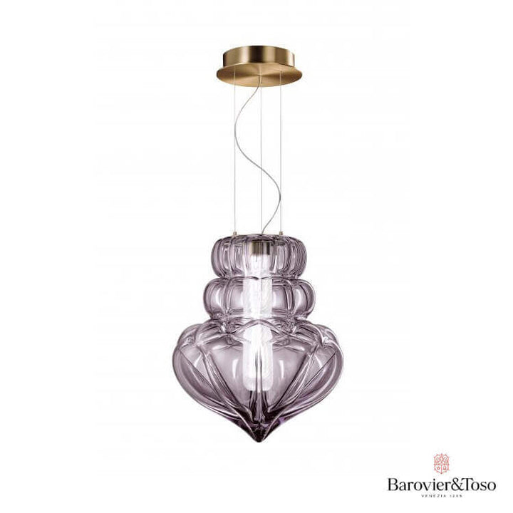 Vallonné Suspension Lamp by Barovier&amp;Toso Murano Suspension Lamps Barovier & Toso