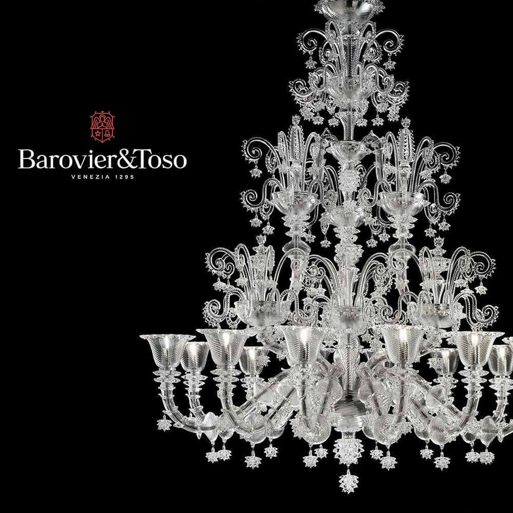 Venezia 1295 Chandelier by Barovier&amp;Toso Murano Chandeliers Barovier & Toso