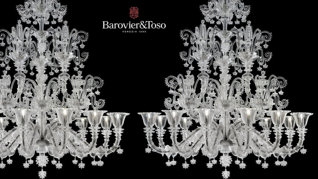 Venezia 1295 Chandelier by Barovier&amp;Toso Murano Chandeliers Barovier & Toso