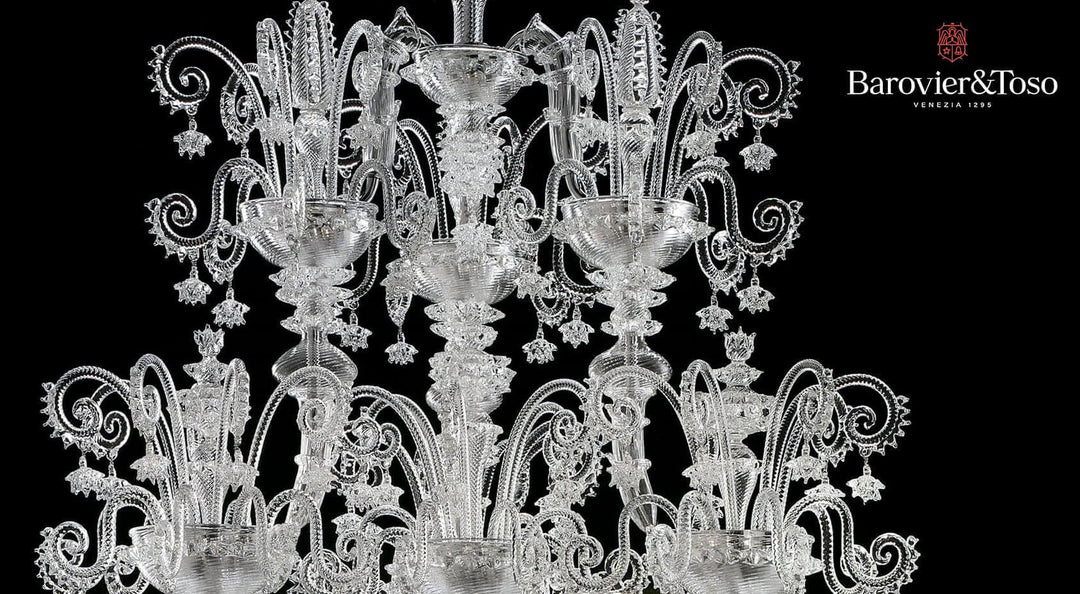 Venezia 1295 Chandelier by Barovier&amp;Toso Murano Chandeliers Barovier & Toso