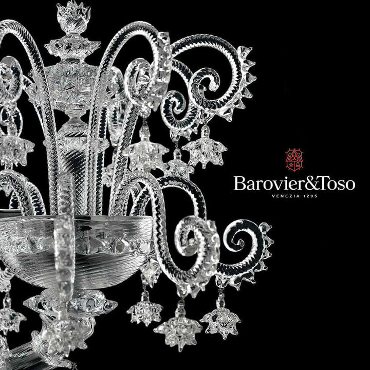 Venezia 1295 Chandelier by Barovier&amp;Toso Murano Chandeliers Barovier & Toso